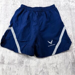 US Air Force PTU Physical Training Uniform Trunks Navy Blue Shorts Large‎ UNICOR